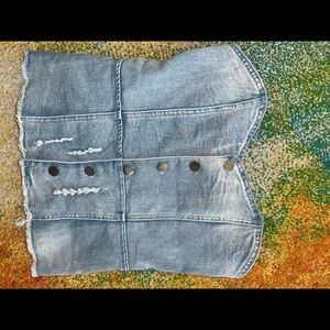 Denim Corset!